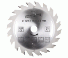 1 disco de sierra circular CT, 20 dientes ø130 mm