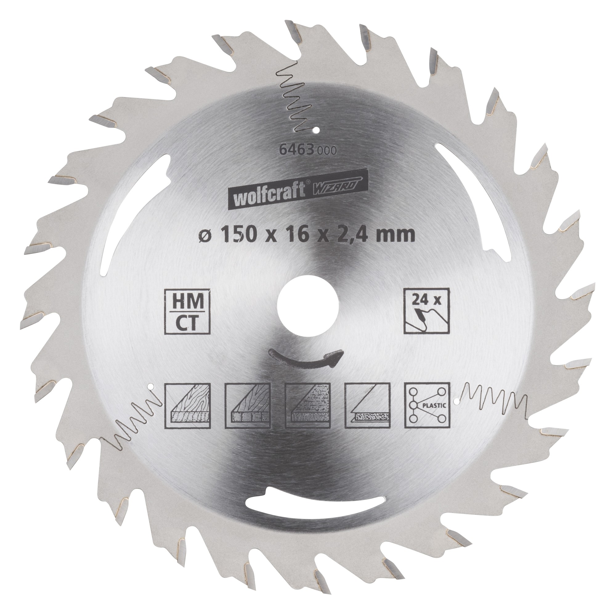 1 disco de sierra circular CT, 24 dientes ø150 mm