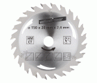 1 disco de sierra circular CT, 24 dientes ø150 mm
