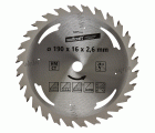 1 disco de sierra circular CT, 28 dientes ø190 mm