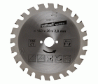 1 disco de sierra circular CT, 24 dientes ø160 mm