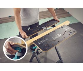 Banco para máquinas y mesa de sujeción MASTER 750 ERGO