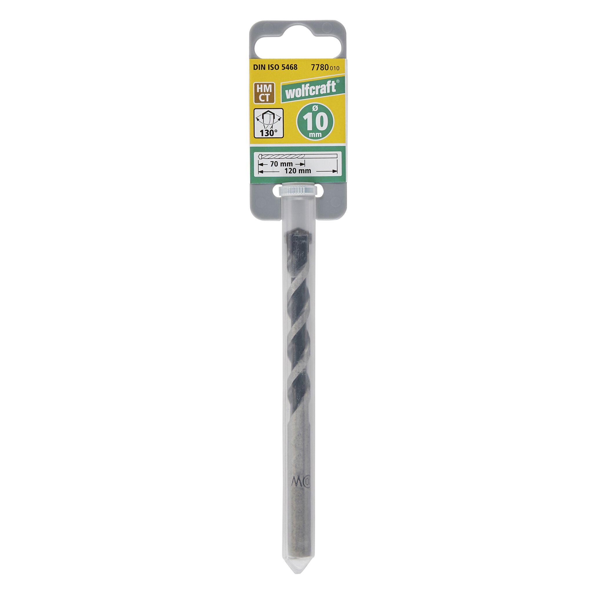 1 broca para hormigón CT Prof. Ø 10 x 120 mm