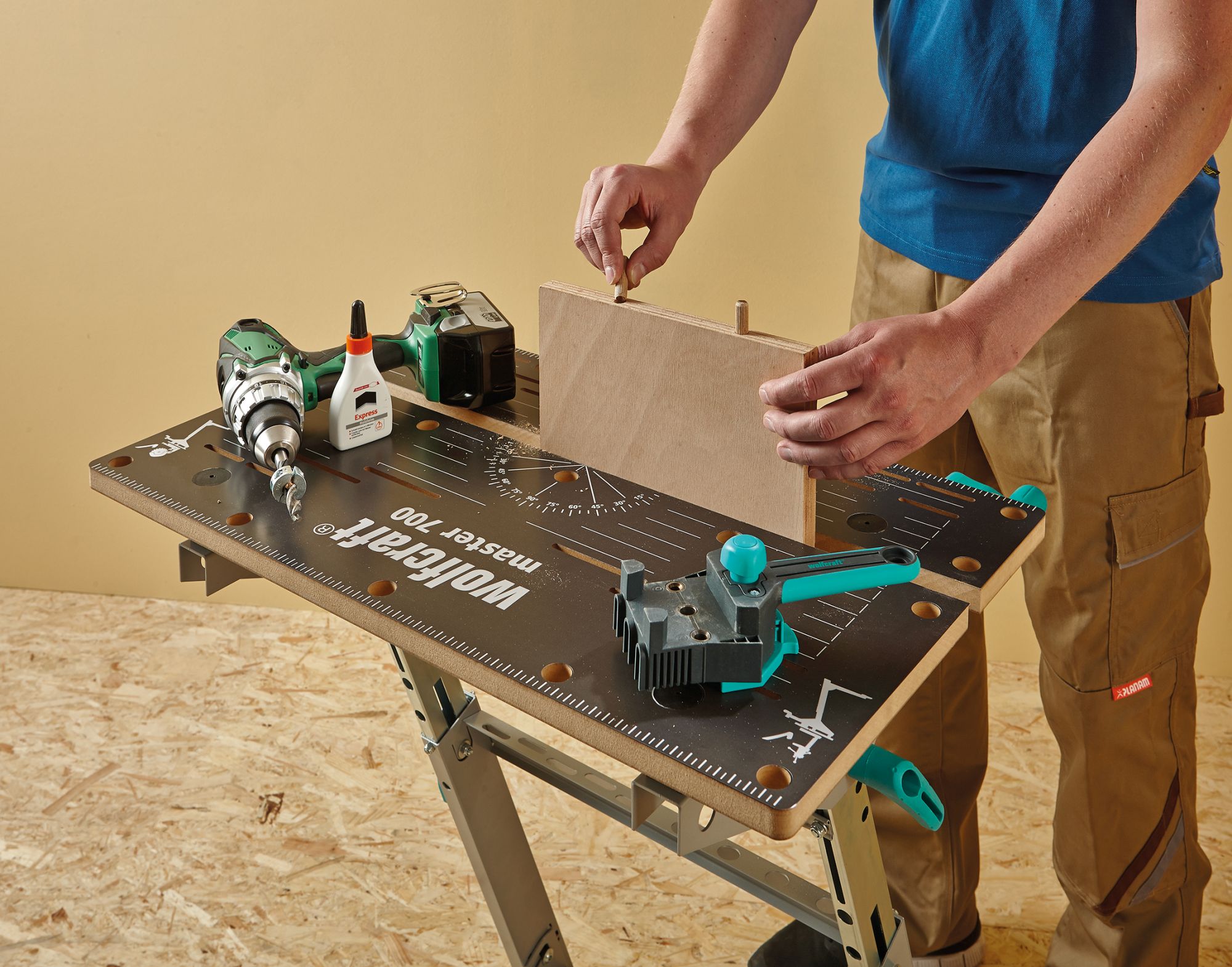 Banco para máquinas y mesa de sujeción MASTER 700