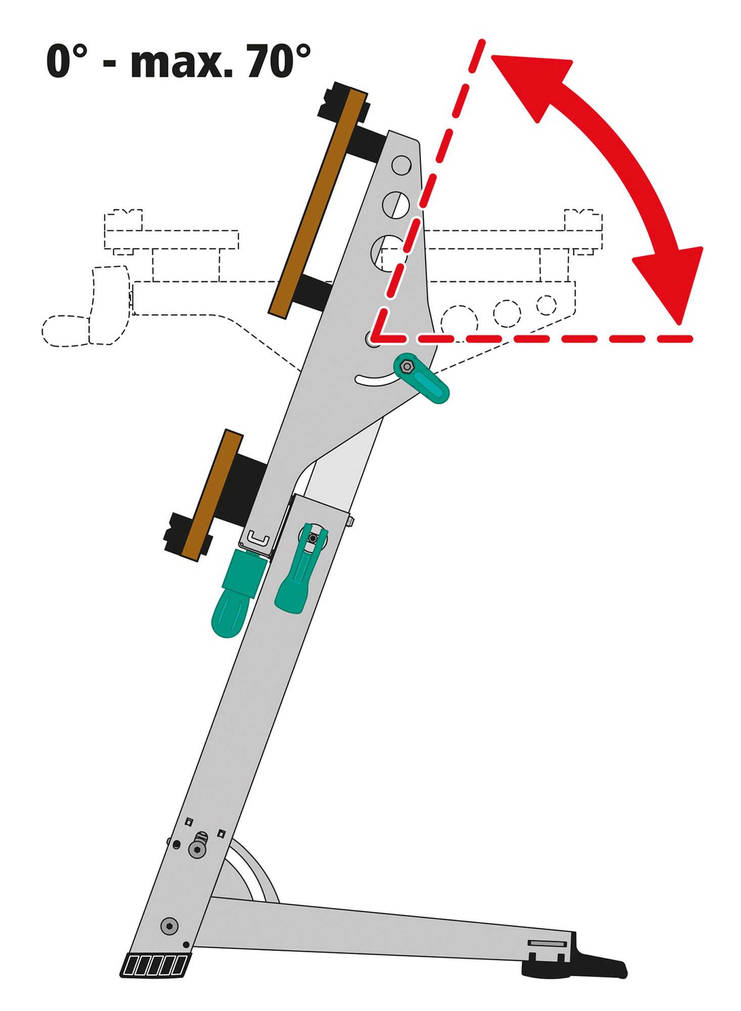 Banco para máquinas y mesa de sujeción MASTER 700