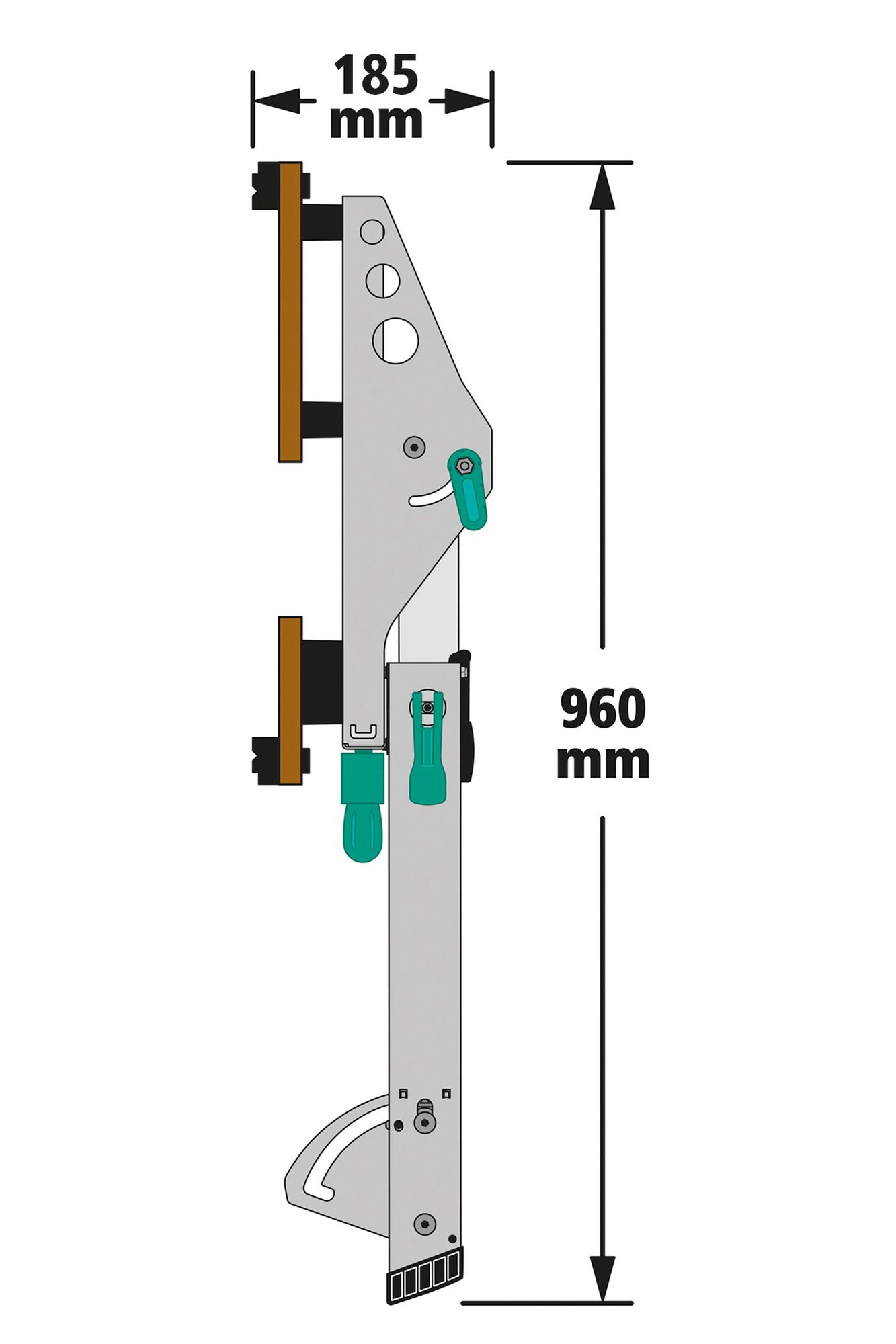 Banco para máquinas y mesa de sujeción MASTER 700