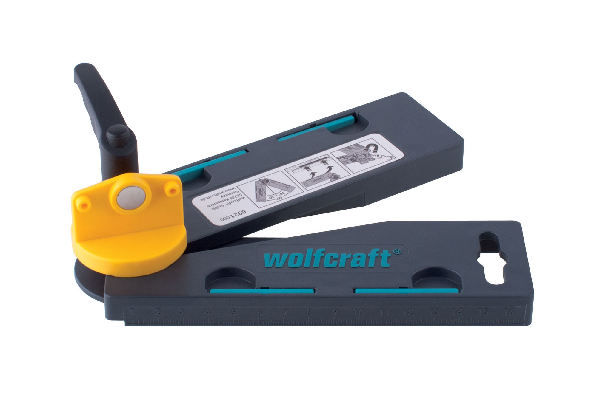 wolfcraft Falsa escuadra con función de gramil, 6958000, Práctica