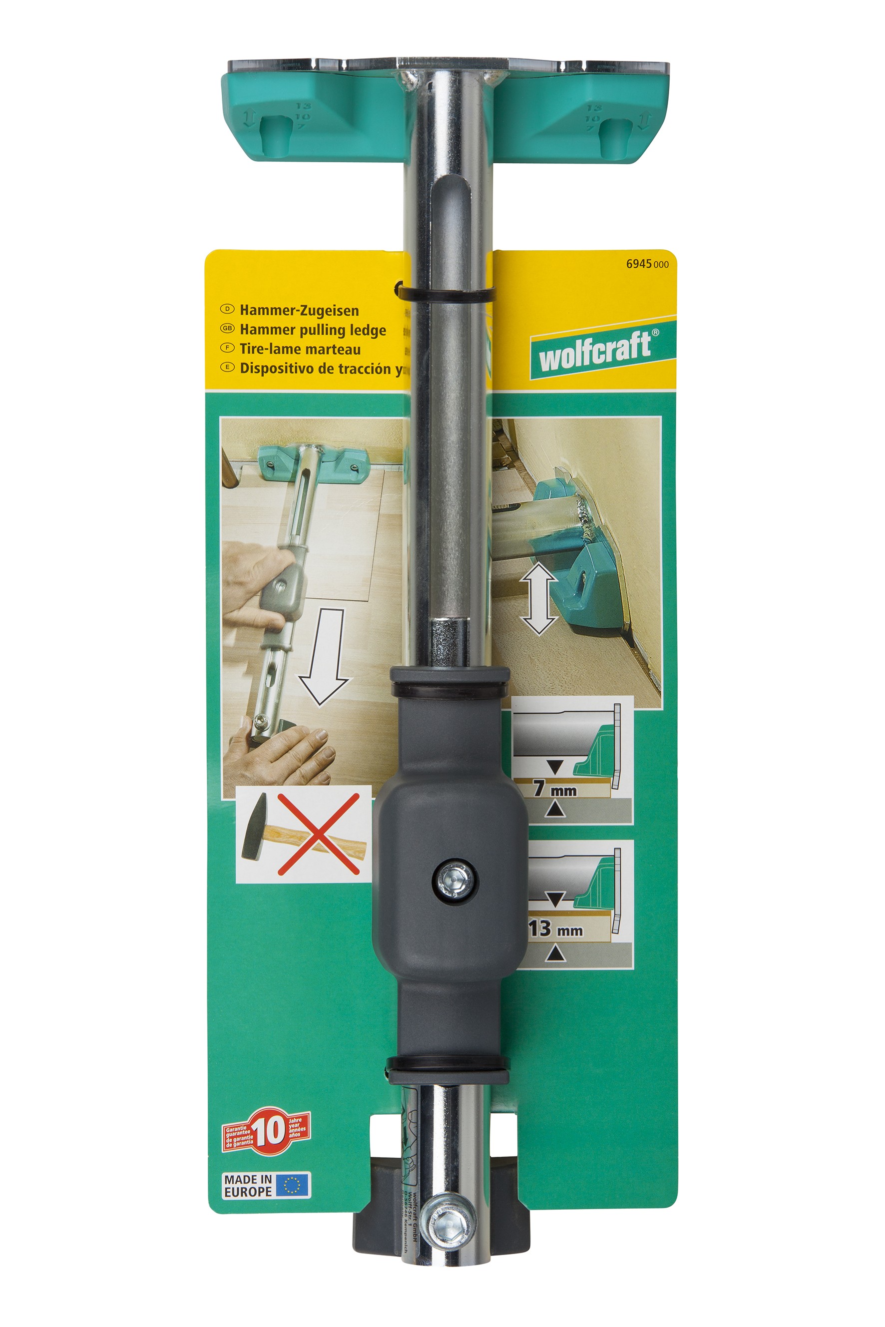 1 dispositivo de tracción y martillado