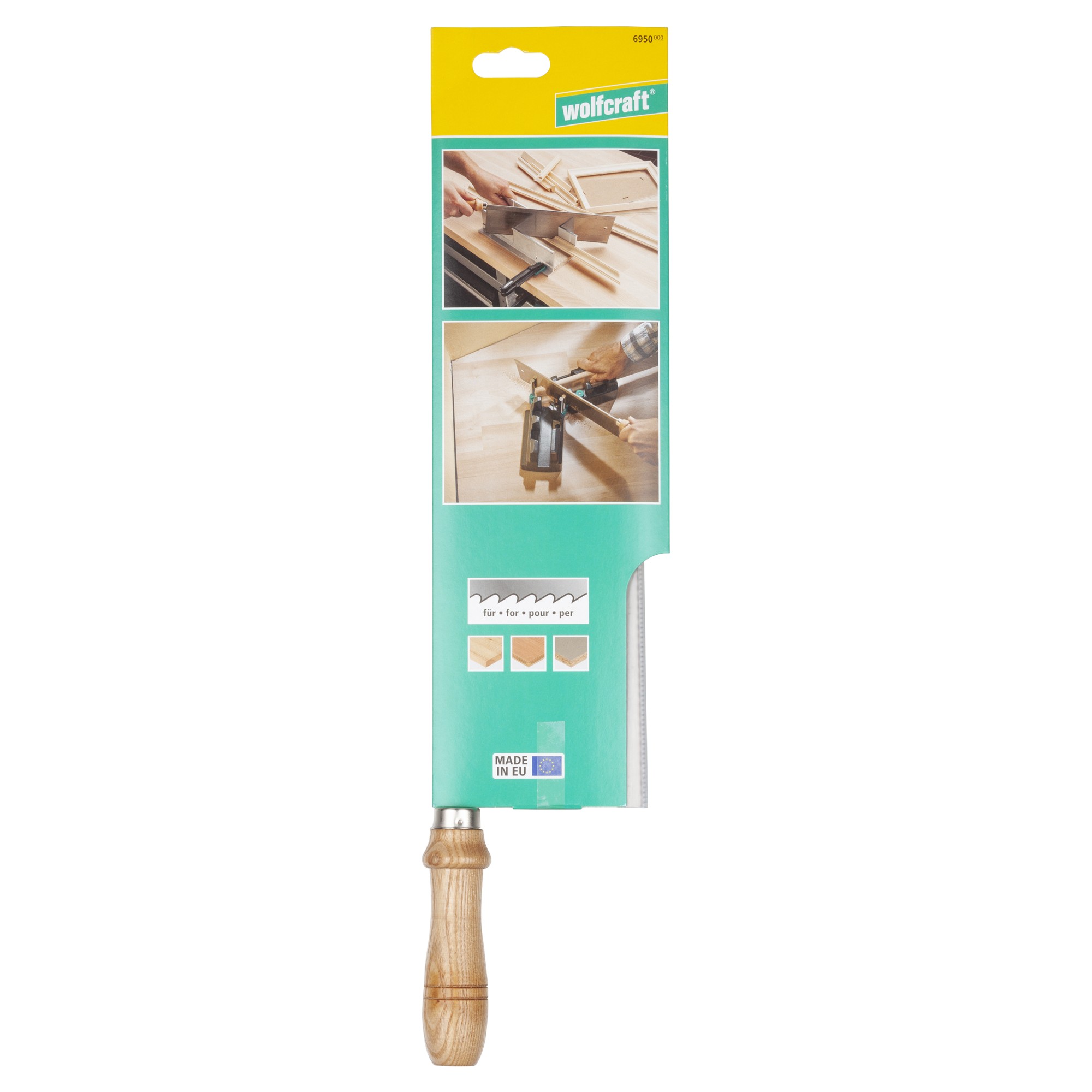 1 sierra de mano dentada de 300 mm de largo