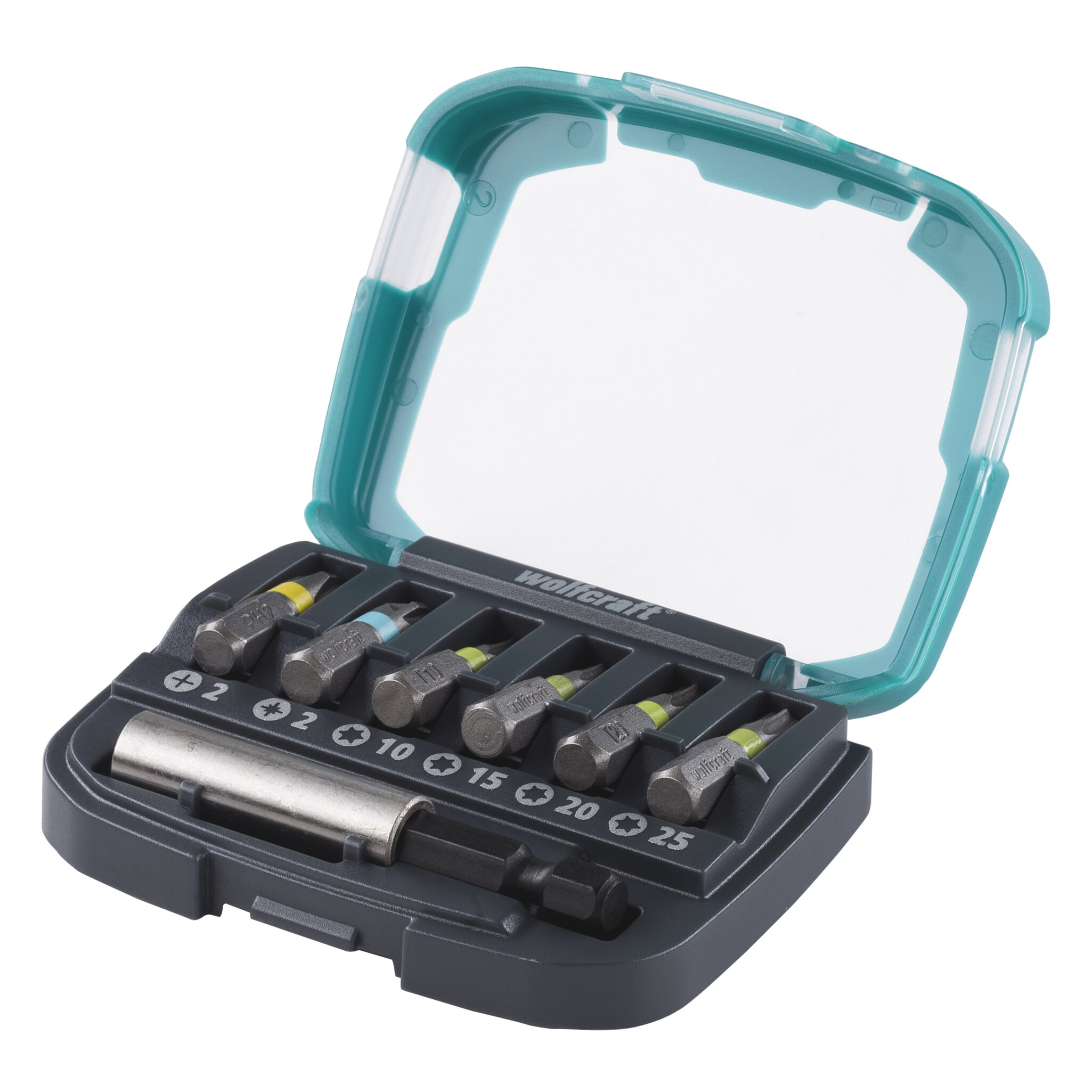 Caja de puntas de estrella (PH/PZ) / TORX® (T), 7 piezas