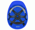 Casco protector, azul