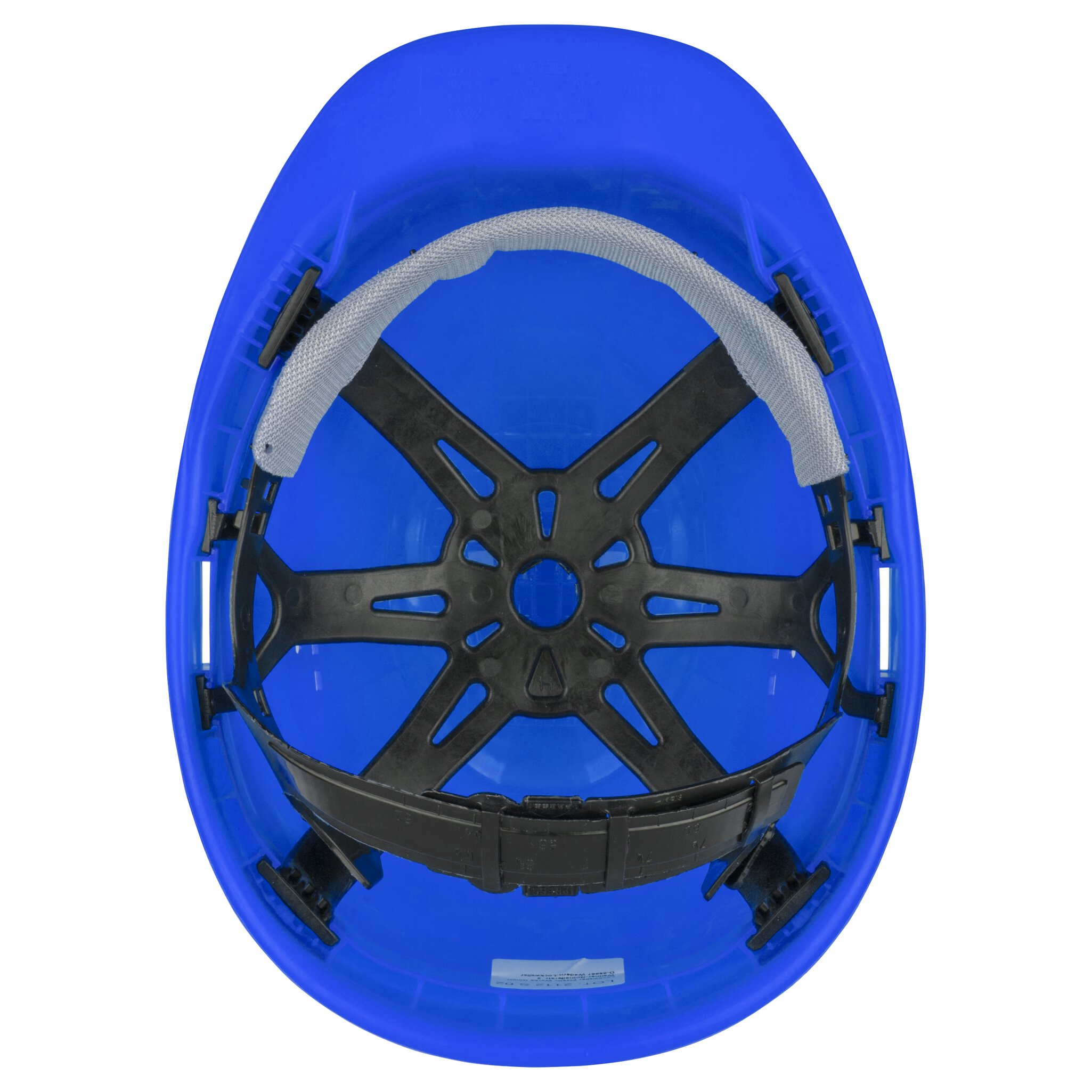Casco protector, azul