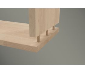 40 espigas corrugadas de haya de ø8x40mm