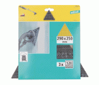 3 rejillas de lijado SiC, grano 120 290x250mm