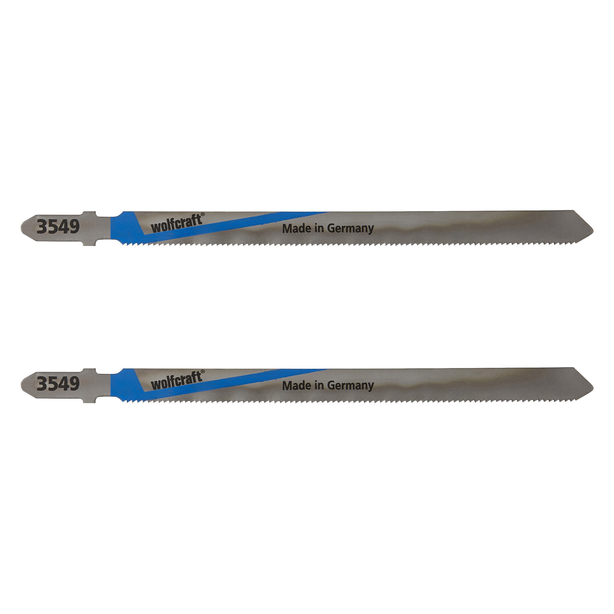 Hojas de sierra de calar HSS; vástago en T; chapa de acero, metal no férreo