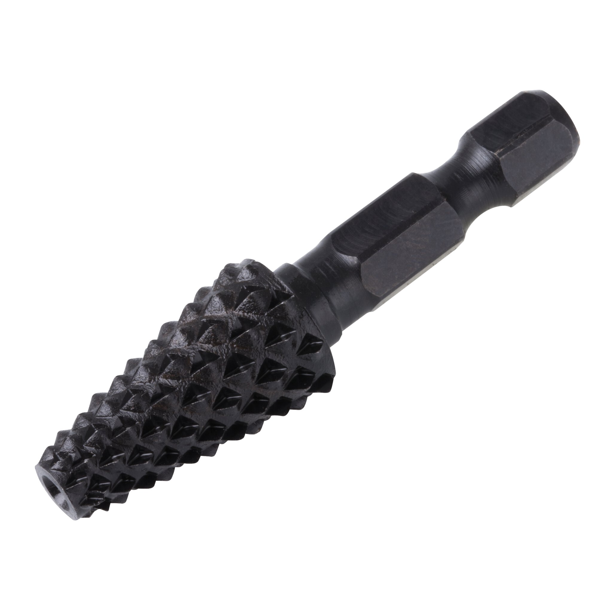 1 escofina de perfil para madera cónica hexagonal Ø 6-12 x 22 mm