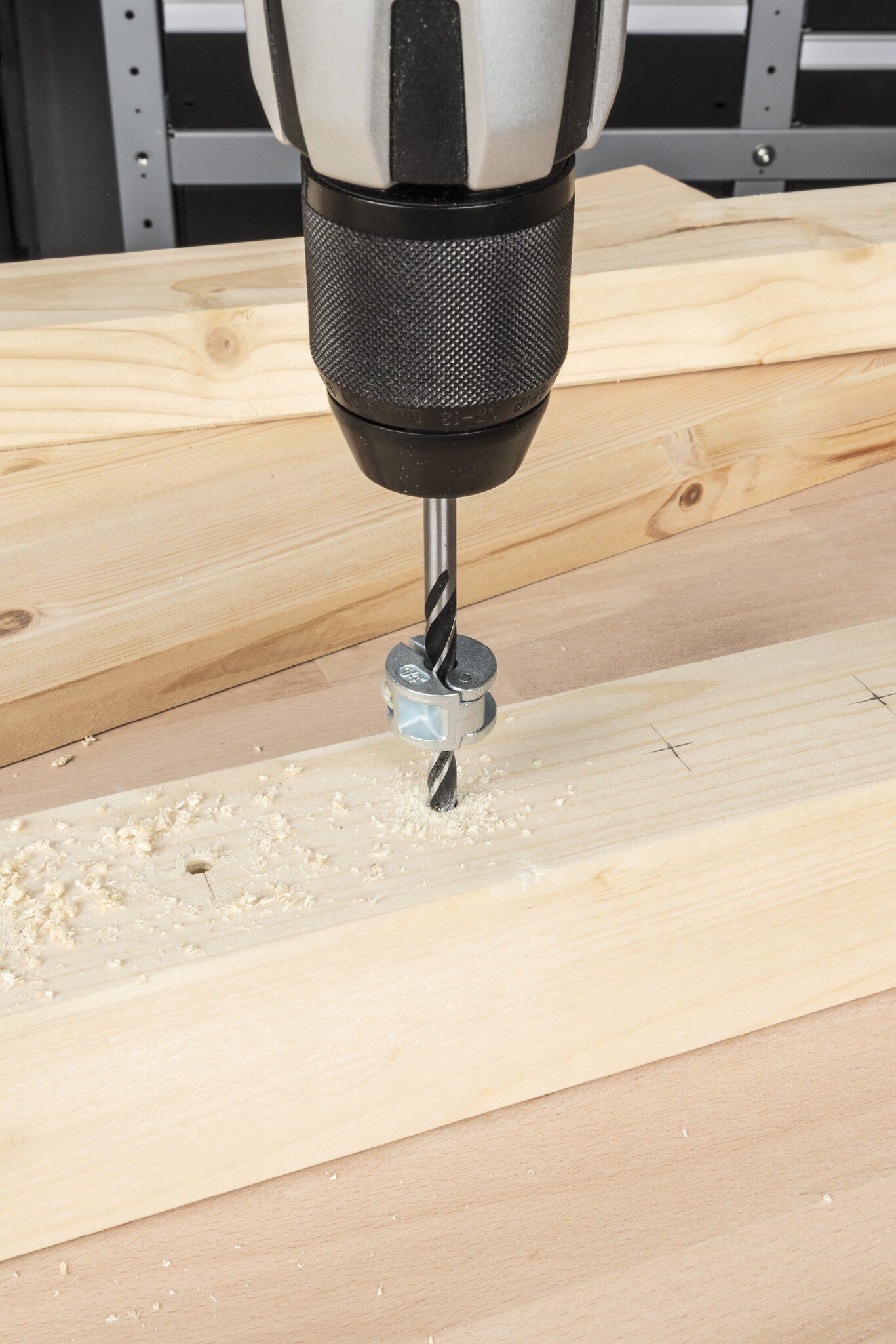 1 juego de brocas espirales para madera de 2 piezas Ø 6 mm