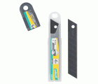 5 cuchillas separables de 18 mm pro sharp negras