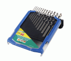 1 broca para metal HSS rect., 13 piezas, Ø 2-8 mm