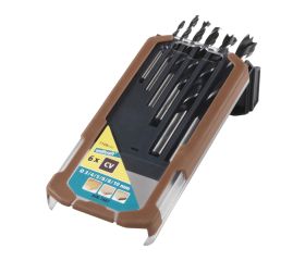 Juego de brocas espirales de madera