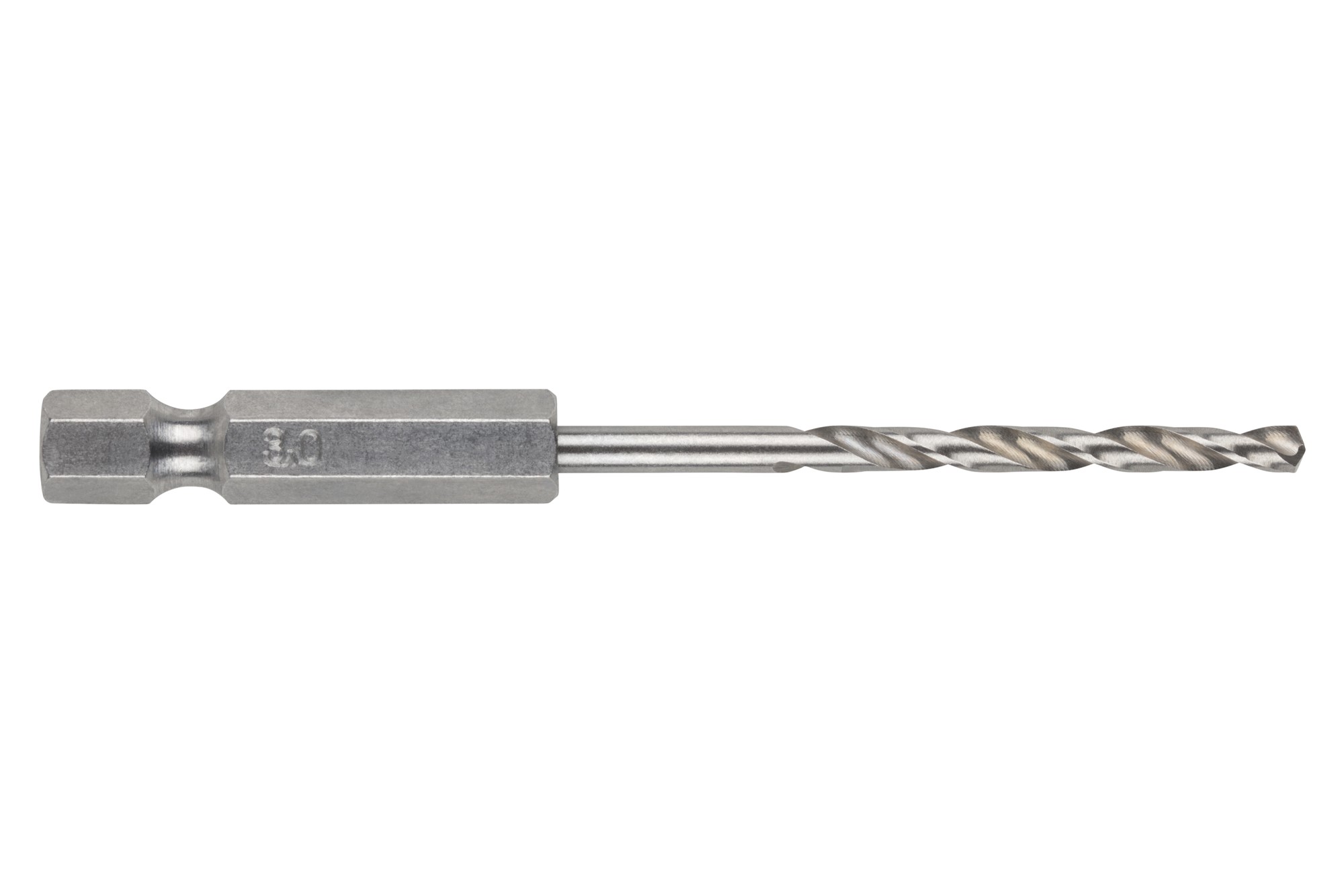 1 broca para metal HSS rect., vást. hexagonal, Ø 3,0 x 47 mm