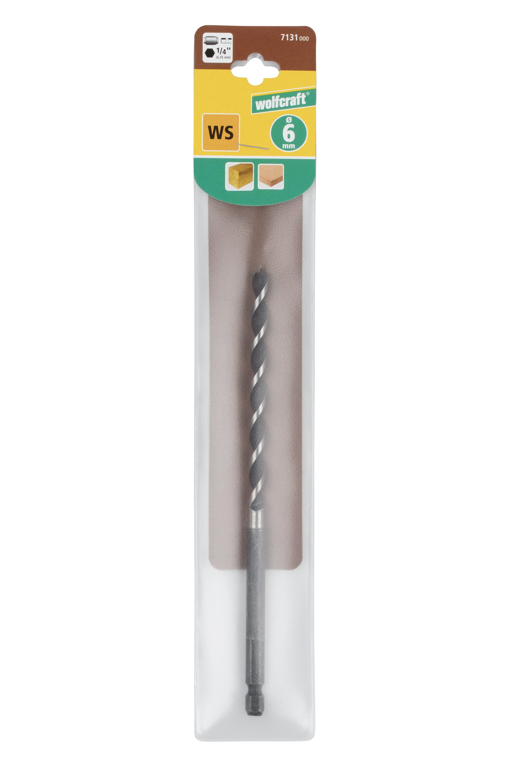 1 broca para vigas de madera speedwinder Ø 6 mm