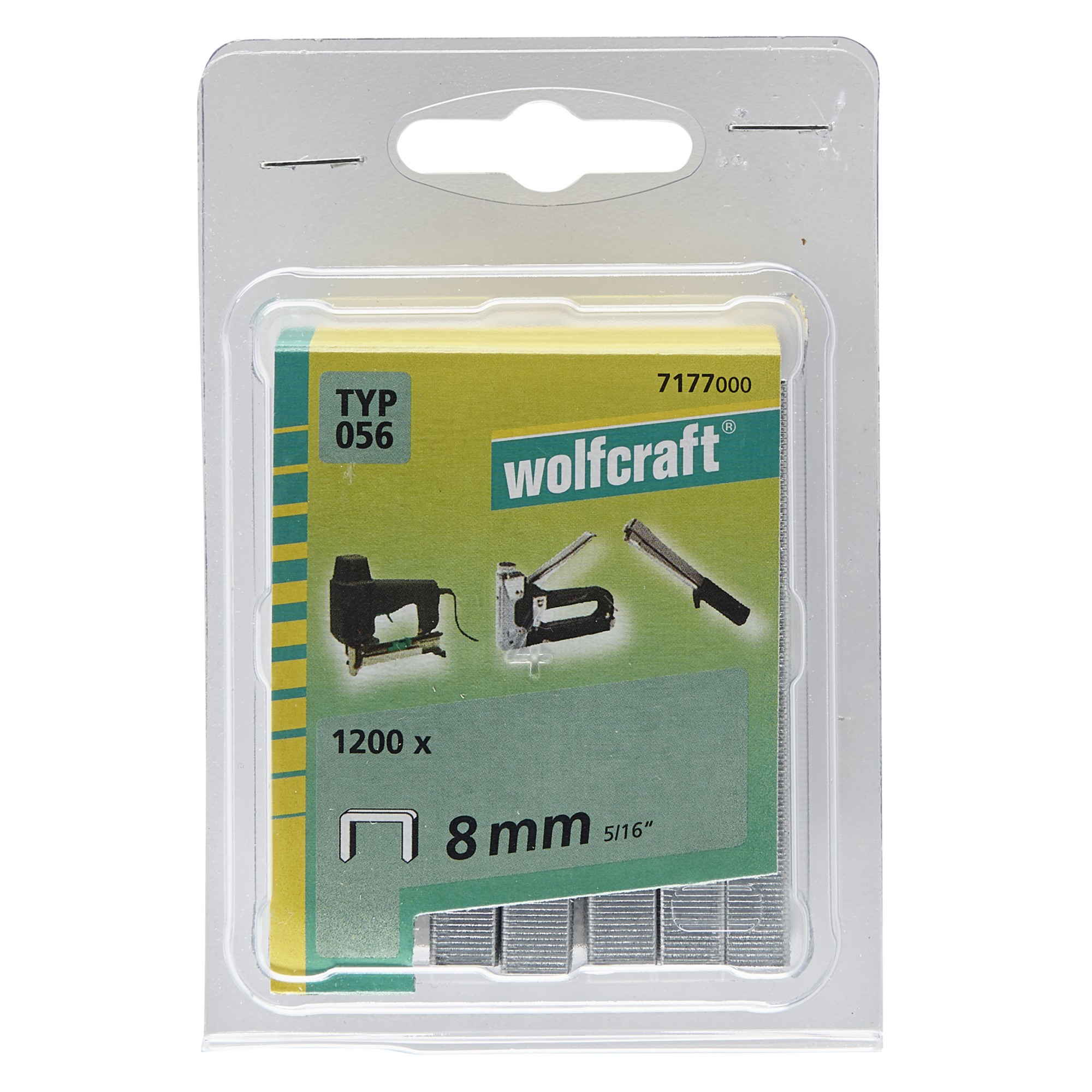 1200 grapas de lomo ancho de tipo 056, 8 mm