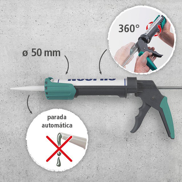 1 pistola de cartuchos MG 200