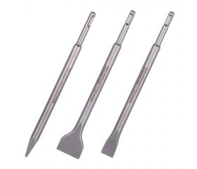 Juego de cinceles con vástago SDS-plus, 3 piezas