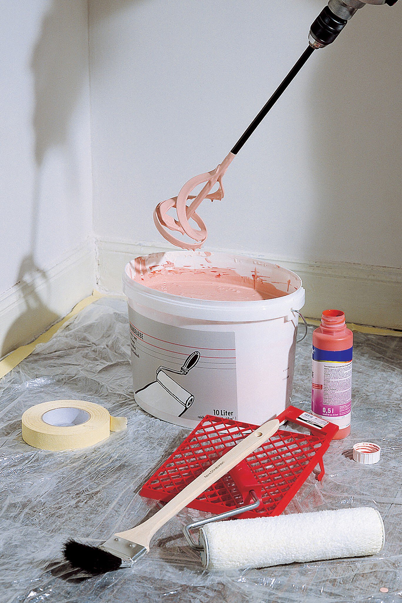 1 mezclador para pintura y mortero Ø 85 x 400 mm