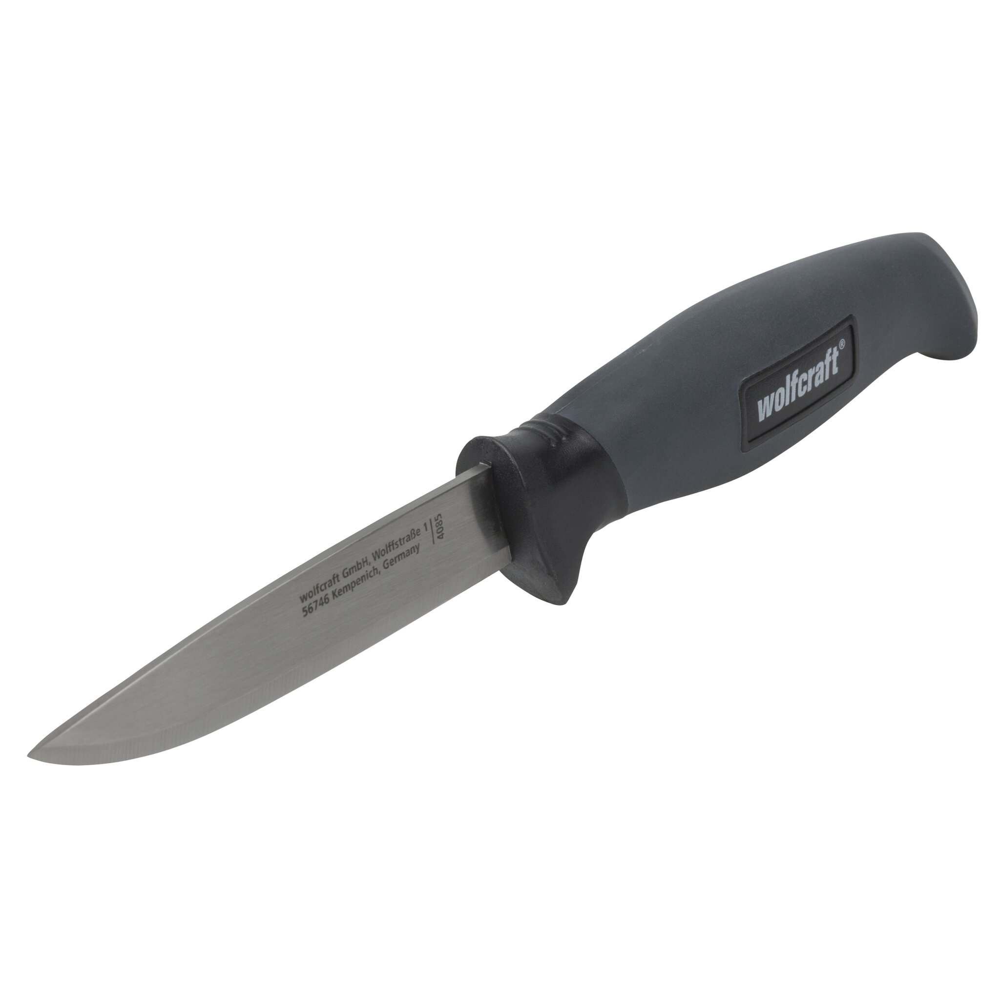 1 cuchillo de exterior con filo recto y estuche