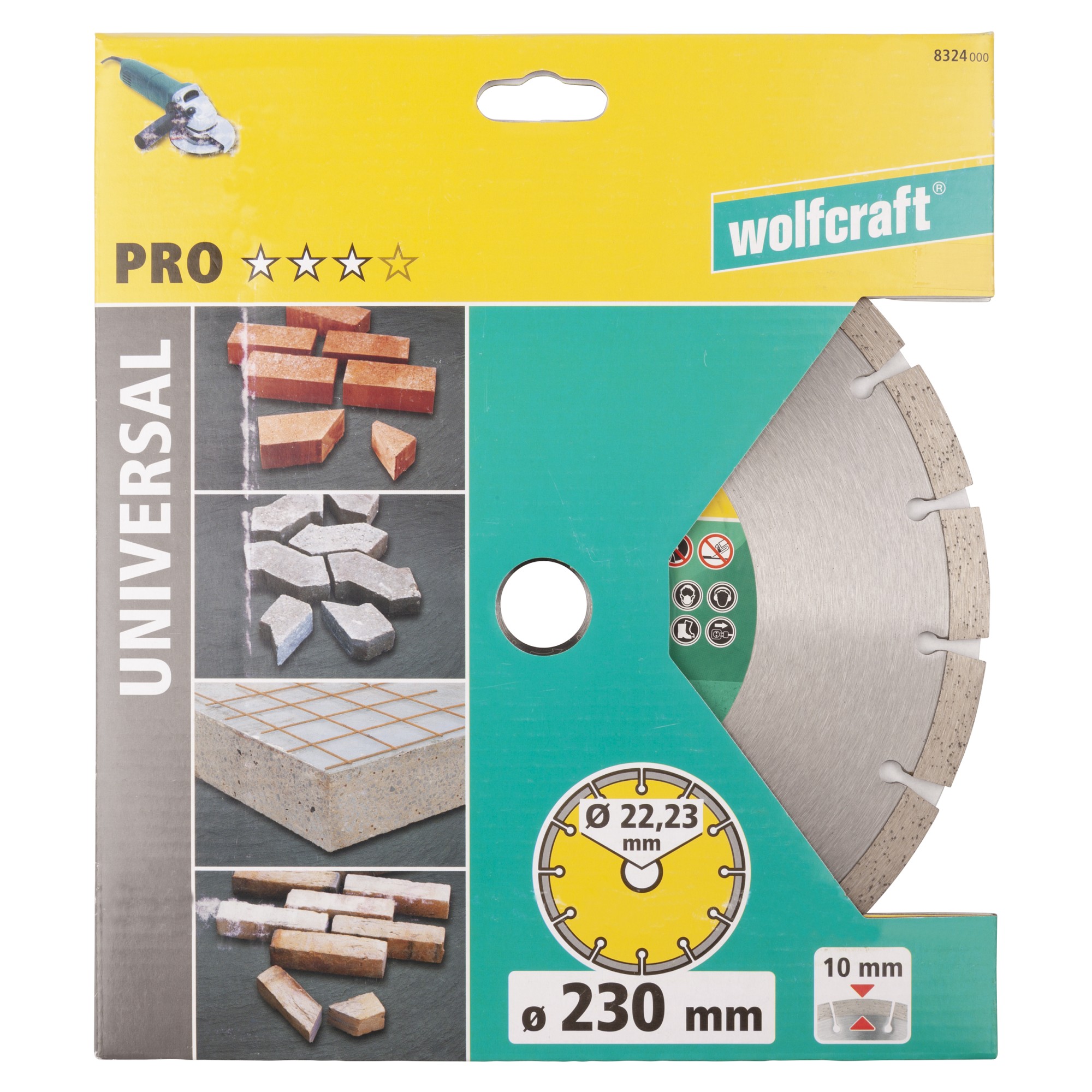 1 disco de corte de diamante Pro Universal ø 230 mm