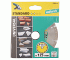 1 disco de corte de diamante Standard Univ. ø 125 mm