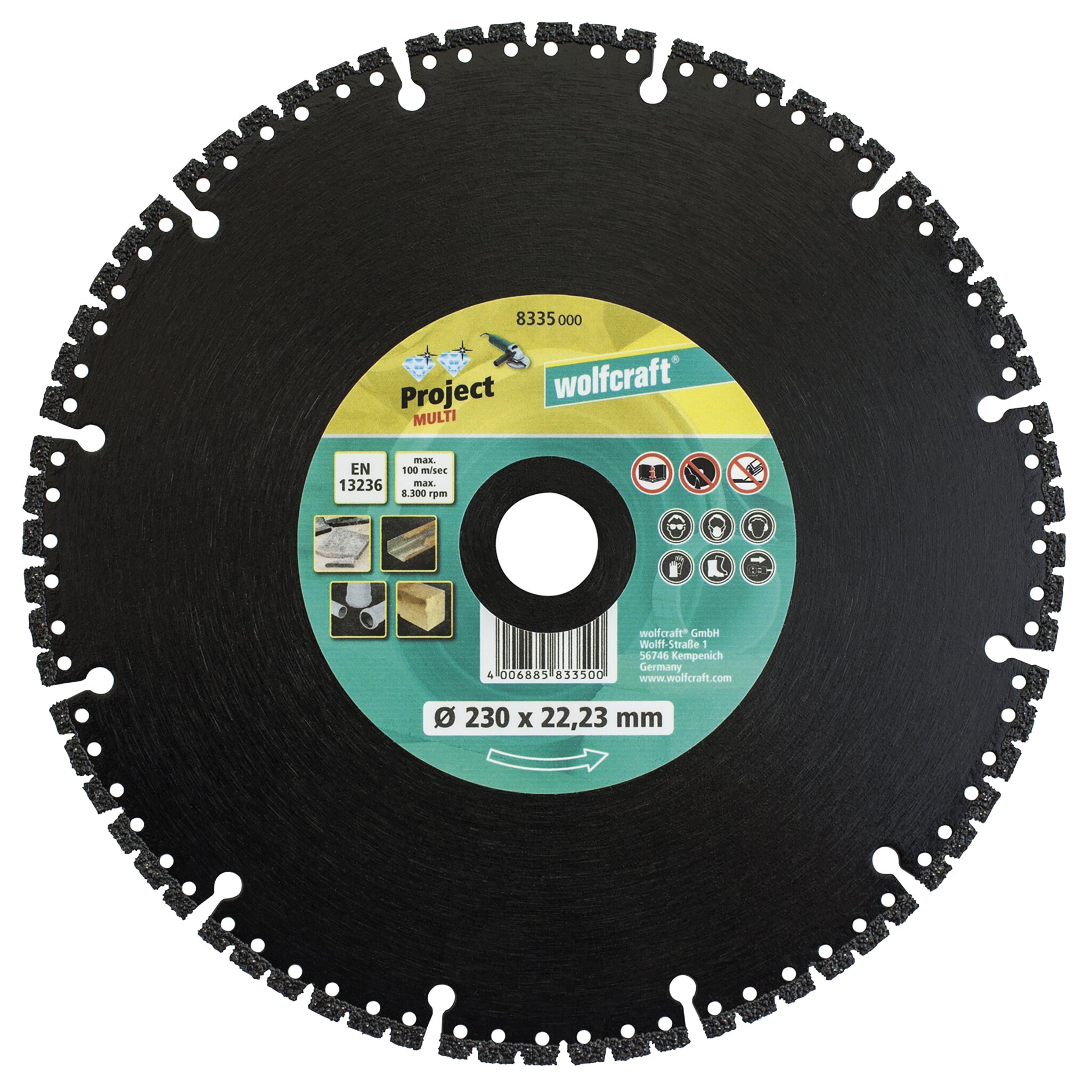 1 disco de corte de diamante Pro Multi ø 230 mm