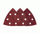 Juego de hojas abrasivas adhesivas para madera/metal, 95 mm