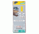 1 juego de hojas de lijar de 15 piezas, 93 x 230 mm