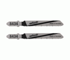 Hojas de sierra de calar HSS; vástago en T; chapa de acero, aluminio