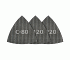 Juego de rejillas de lijado adhesivas para placa de yeso, 95 mm
