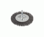 1 cepillo de disco de alambre de acero vást. 6 mm Ø 75 x 7 mm