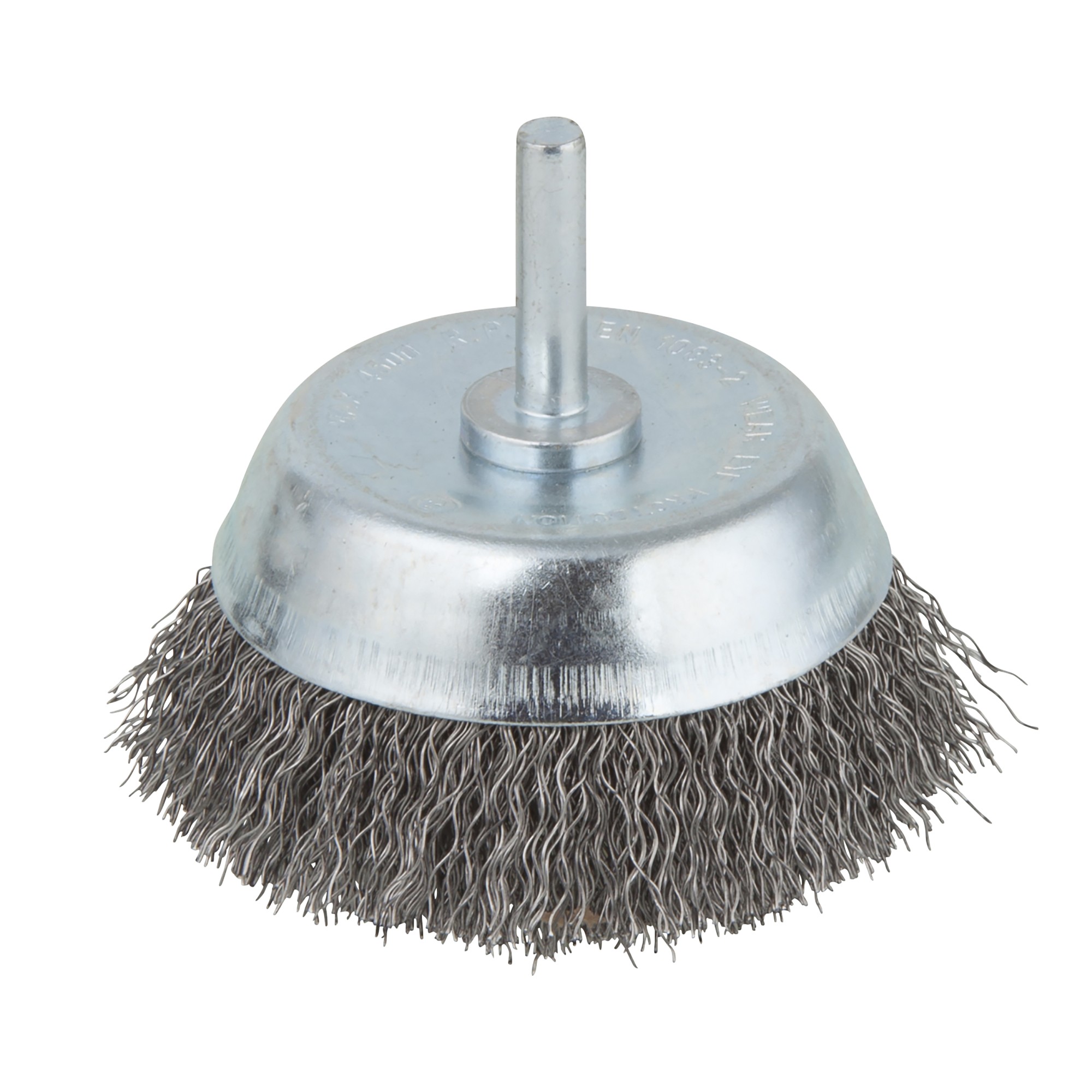 1 cepillo de copa de alambre de acero, vást. 6 mm, Ø 75 mm