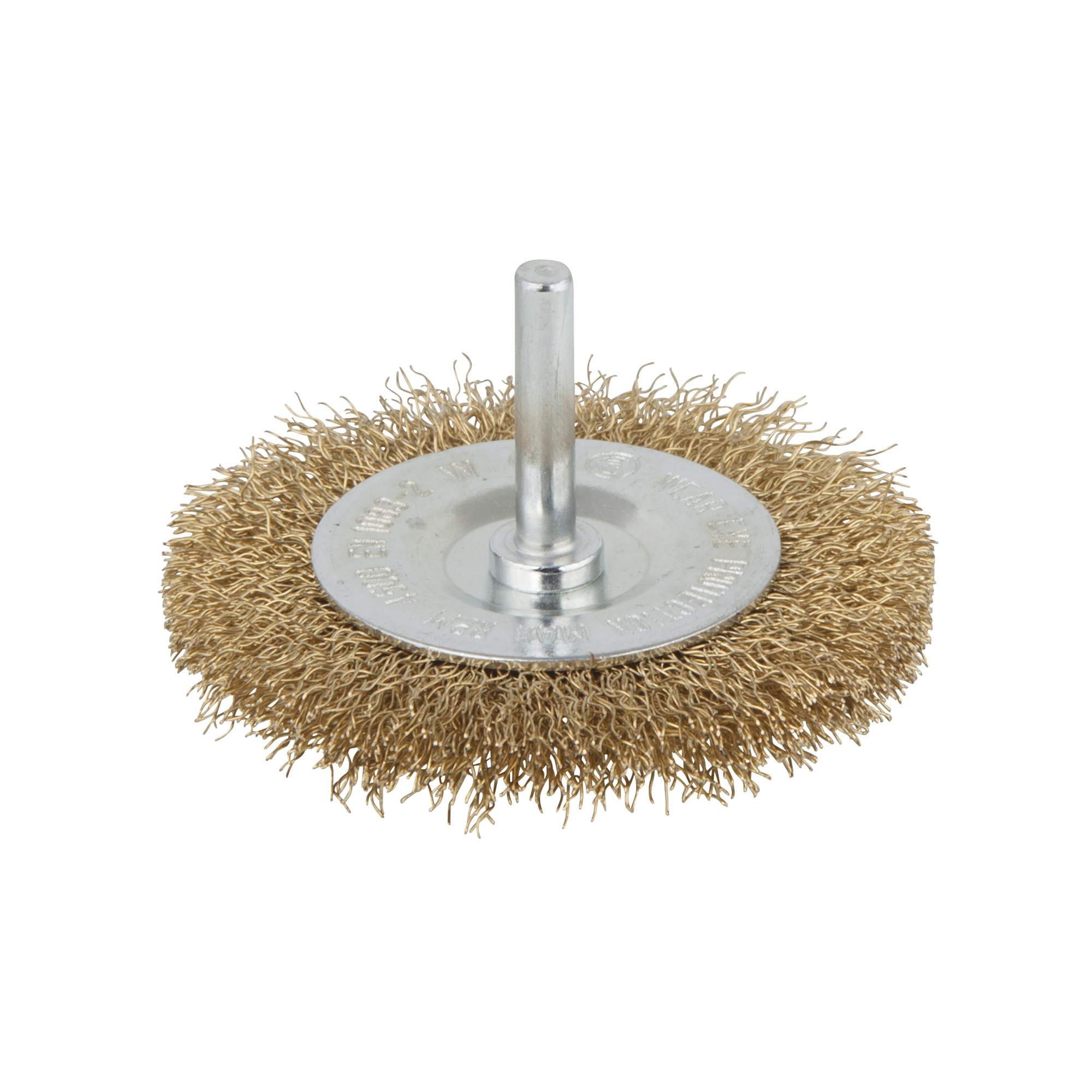 1 cepillo de disco de alambre de latón, Ø 75 x 7 mm