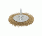 1 cepillo de disco de alambre de latón, Ø 75 x 7 mm