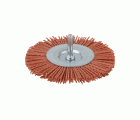 1 cepillo de disco de alambre de nylon vást. 6 mm Ø 100 x 8 mm
