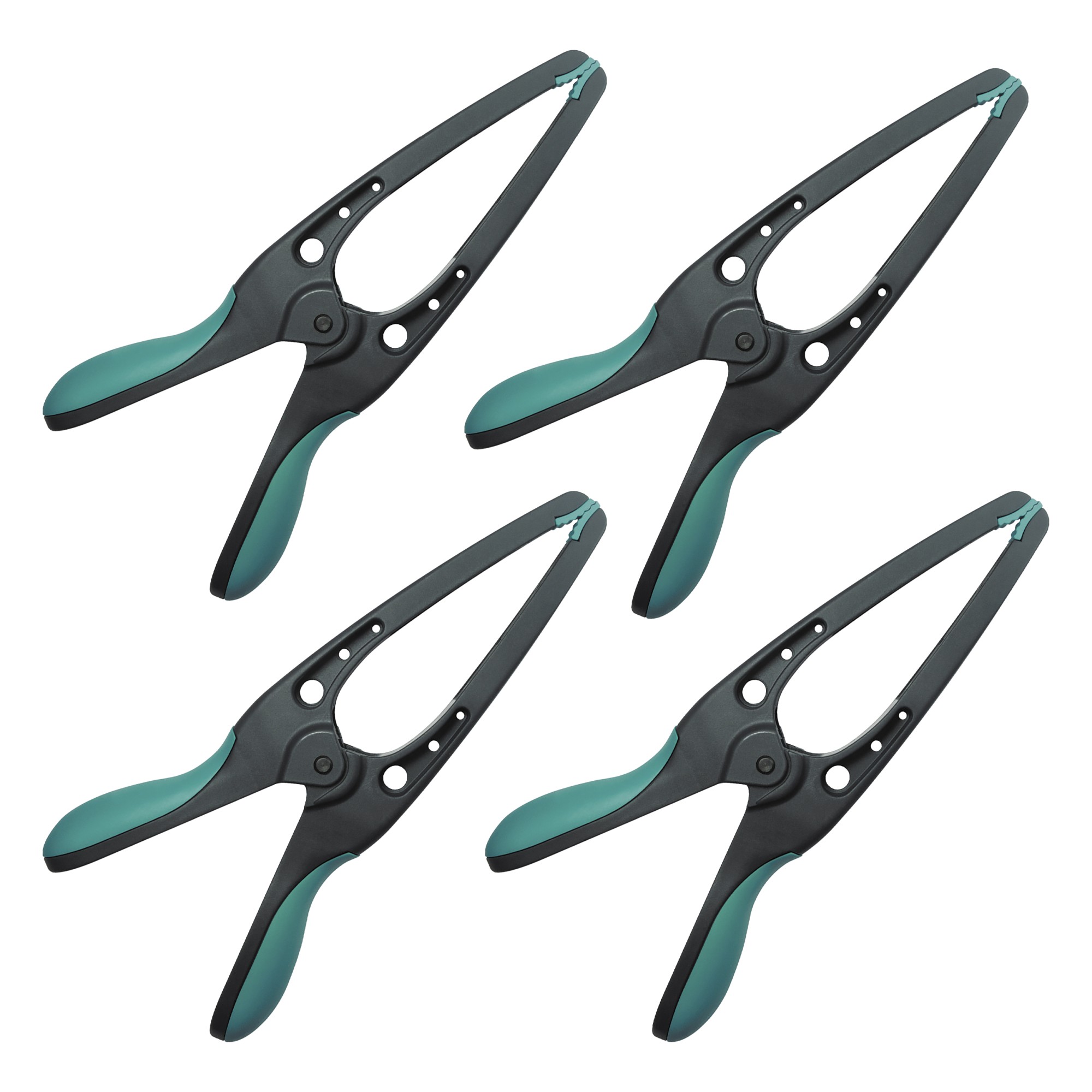 4 pinzas con mordazas acabadas en punta PRO 70