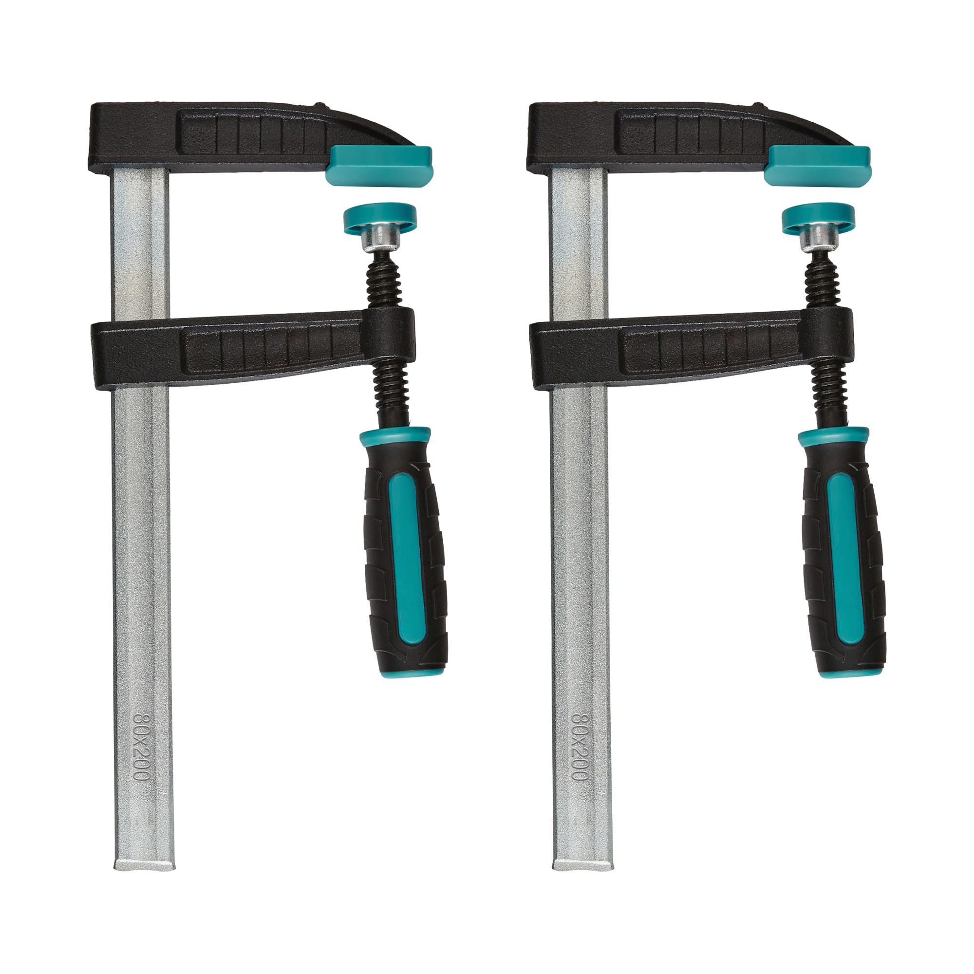 2 sargentos de tornillo, 200 mm