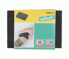 1 esponja de lijar SiC grano 80, 120; 97 x 67 x 25 mm