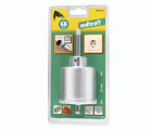 Corona de perforación, recubierta de carburo de tungsteno, con adaptador, Ø 68 mm