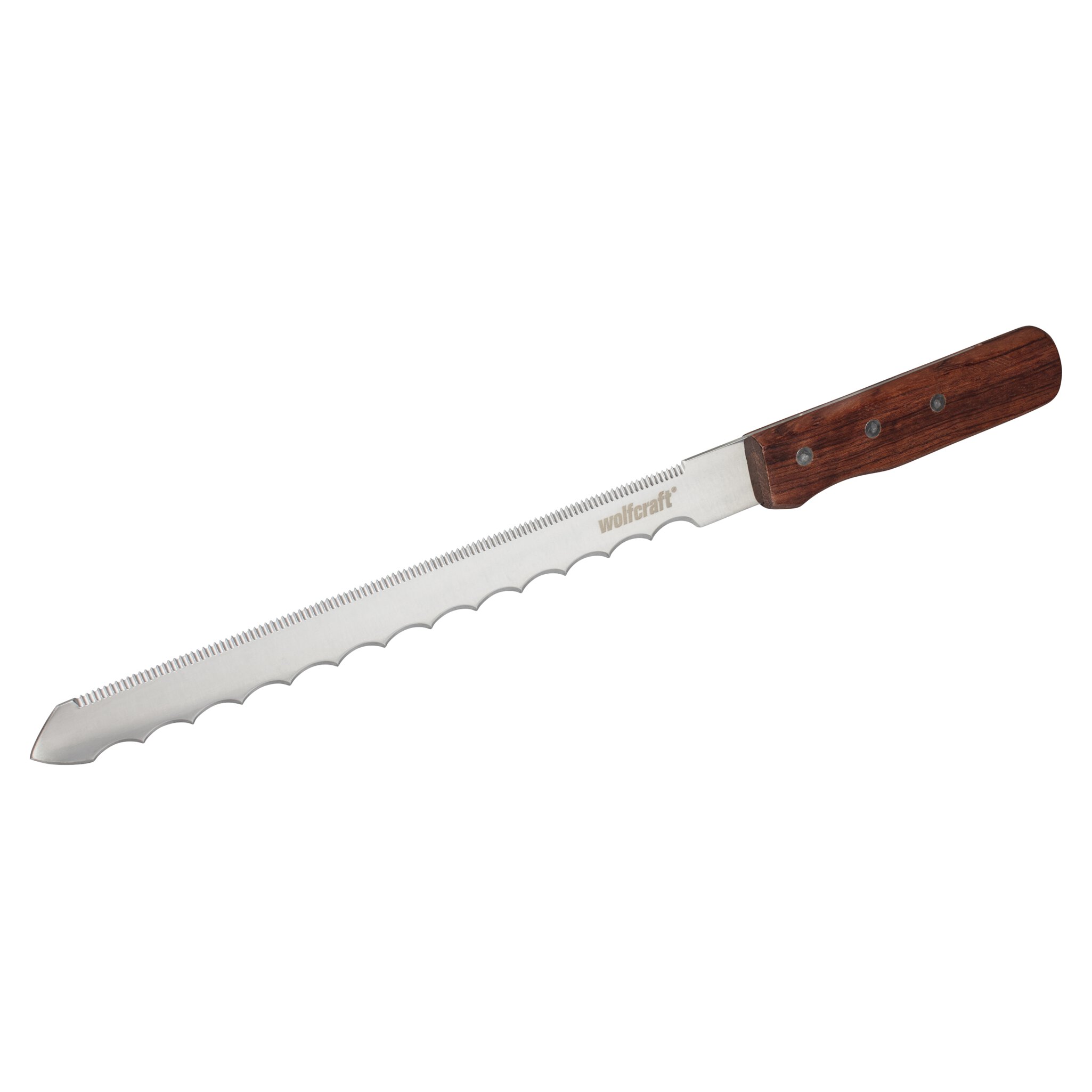 Cuchillo para materiales aislantes de 270 mm con mango de madera