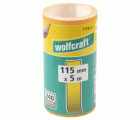 1 rollo de papel abrasivo de grano Grano 240, 5 m x 115 mm