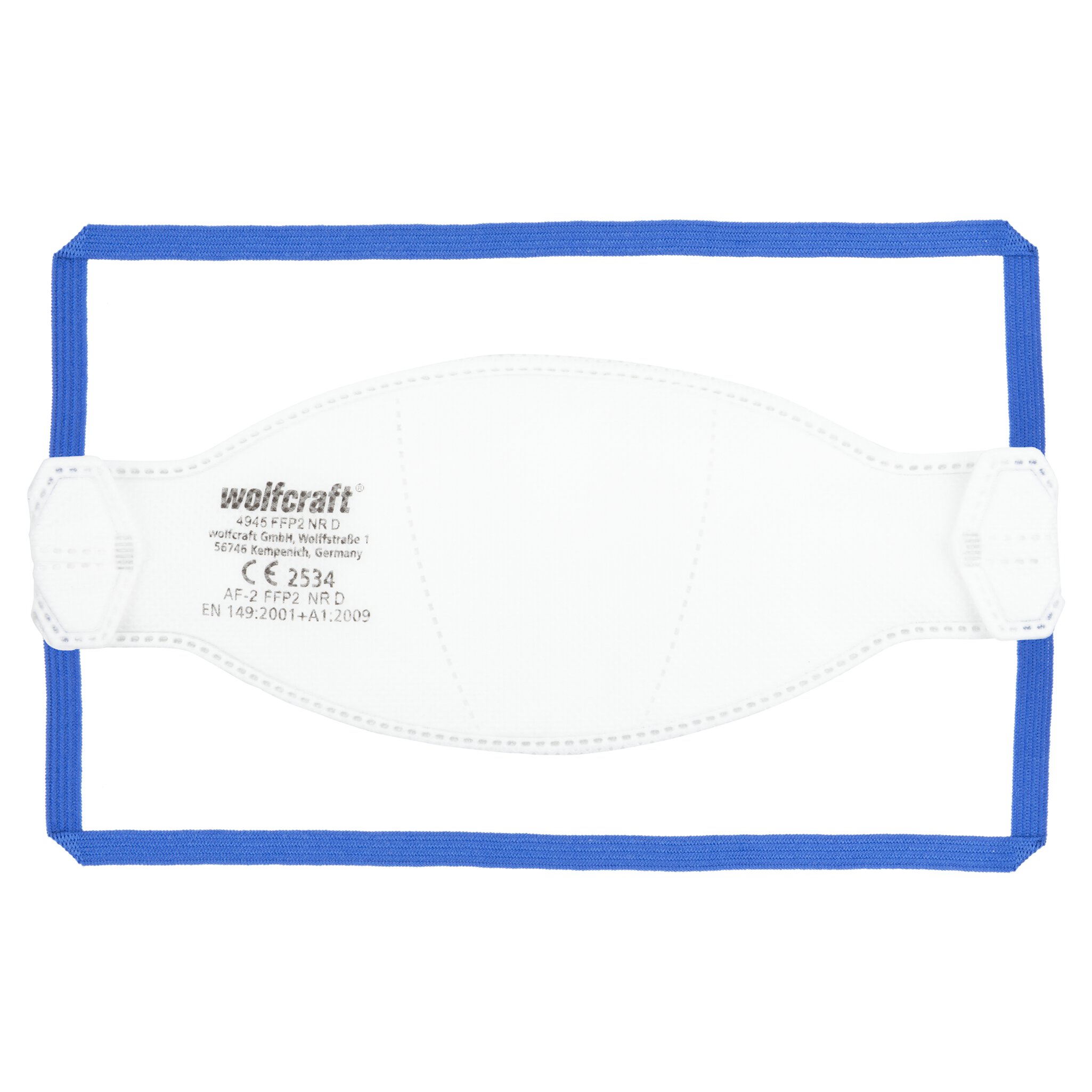 2 máscaras plegables de protección respiratoria, FFP2
